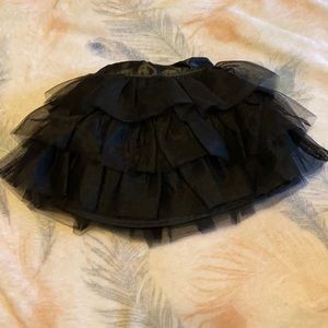 Janie and Jack black tutu skirt